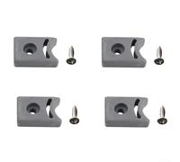 Door Stops, Bump Stop,Shower Doors, Shower Room Door Pulley Rubber Stops/Bumpers Top and Bottom Pack of 4