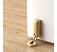 Door Stops Door Stops 1 Pack Soft Door Stoppers for Wall and Floor Mounting Keep Doors Open Hydraulic Stop Slow Doorstop Indoors(Gold)