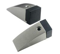 Door Stops Door Stops Anti-Collision Door Stopper Household Invisible Doorstops Wall Protector Trapezoidal Rubber Doors Wedge Magnetic(Stainless Steel)
