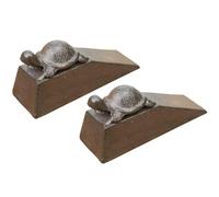 Door Stops Door Wedge Stopper Garden Garage Anti-Collision Cast Iron Fixed Door Stopper, Classic Retro Style Turtle Shape Doorstop, Does Not Take Up Much Space