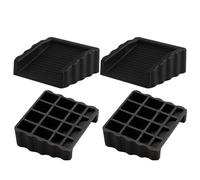 Door Stops for Bottom of Door - Small Size Cube Doorstop | Non-Slip Holder Two-Way Wedge for Room Privacy Living Room Home Safety Hotel Security Anti-Theft Protection