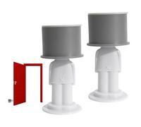 Door Stops | Hotel Door Stop | Double Anti-Shock No Drilling Silent Adhesive Attachment Removable Child Safety Professional Use Bedroom Bathroom