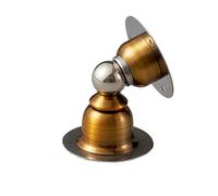 Door Stops Magnetic Door Stop for Door Holding & Stopping Flexible Mounting Options Protects Walls for All Rooms Indoors(Yellow Bronze)