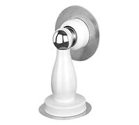 Door Stops, Tall Door Stopper Decorative,Metal Floor Mount Doorstop Wall Door Hold Open Stops (Blanc)