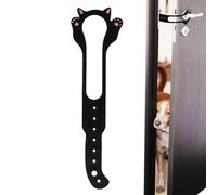 Door Strap for Cats - Adjustable Cat Latch for Door | Pet Gate Stopper Holder for Toddler Child Baby Lock Knob Safety Interior Window Litter Box