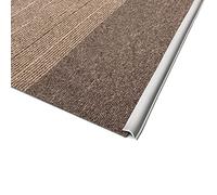 Door Strip Threshold Transition Strip Gray Carpet & Floor Trim Strip Rug Guard Strip, for Edging Floors and Carpets with A Height Less Than 6mm, 16ft/13ft/9.8ft/6.5ft/3.2ft L
