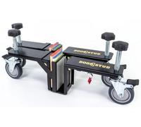 DOOR STUD Door Stud Heavy Series Black with Infinite Spacer - Hands-Free, Single-Person Door Installation Tool, Premium Steel, Versatile & Easy to Use