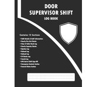 Door Supervisor Shift Log Book: Security Shift Log for Clubs & Events | Track Incidents, Ejections, Capacity & Safety Checks