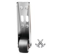 Door Support Wheel, With Heavy Duty Quiet Anti Sag Design, 7.9x2.5cm, Low Profile Casters Gate Rollers, Adjustable Furniture Support Wheels, Smooth Load Bearing Door Roller, For Workbench Barn Garage