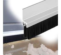Door Sweep Brush, Double-Row H-Type Door Brush Sweep Seal, 30 mm Aluminum Base, Multiple Sizes, 1, 2, 5 Pcs(1 Pc,H 70 MM)