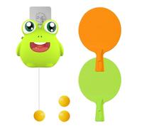 Door Table Tennis - Adjustable Hanging Training Trainer Interactive Pong Activity Set Portable Exercise Reflex Coordination Exercise Outdoor Sport Fixture Wall