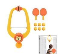 Door Table Tennis | Adjustable Trainer with Balls - Table Tennis Toys Over the Door | for Family Boys Kids Home Bedroom Living Room Gym Classroom Playroom Party Birthday