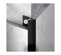 Door Threshold， Aluminum T Molding Trim， Tile Edge Transition Profile Pack of 2 8-12.5mm Width(W:12.5mm)