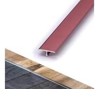 Door Threshold - Cover Aluminum T Molding Edge, Stainless Steel Strip, Easy to Cut Floor, Bridging Gap Strips for Living Bathroom(Rose Gold,L900xW20mm)