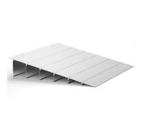 Door Threshold Ramp 6" Rise Door Ramp Aluminum Entry Ramp or Doorways Rated 800 lbs Load Capacity forWheelchair Scooters Power Chairs Walkers