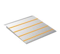 Door Threshold ramp, Door ramp for 2in to 8in Rise, Heavy Duty Front Door ramp for Elderly wheelchairs/Walkers/Scooters(33.5" L*31.7" W, Alloy Iron, 32LBs, Max 800LBs)