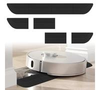Door Threshold Ramp for Robot Vacuum Cleaner, EUBSWA Universal Ramp for Door Thresholds 68x5cm for Wheelchair and Bathroom for Robot Vacuum Cleaner Elevation, Black
