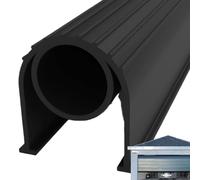 Door Threshold Strip - 5m Rubber Bottom, Sealing Barrier, Waterproof T-End Gasket, Energy Saving Noise Blocker | Durable Draft Guard Entrance Weatherproof for Home Driveway Protection