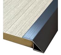 Door Threshold Strip High to Low Thresholds Trim for Hardwood Floor, Decorative Transition Edge Strip Bar for Tiles, Doorways Transition Flap for Entry Laminate(Gray,40mm (1 5/8"))
