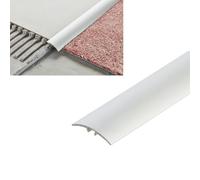 Door Threshold Strips - Self AdhesiveDoorway Transition Strip 900mm Long (Silver, 37mm Wide)