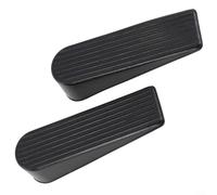 Door Top Stopper for Standard Interior Doors Compatible with Self-Closing Mechanisms and Heavy Duty Applications on Various Flooring (black)