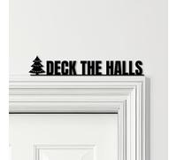 Door Topper Deck The Halls Christmas Decor Choice Of Colours Decorative Sign - Novelty Wall Decor, Door-Frame Art, Decorative Wall Art