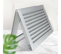 Door Vents for Interior Doors Two Sided, 20” x 12” Door Louver Vent Aluminum Louvered Door Vent White Door Air Vent Grille for Bathroom Garage Cabinet