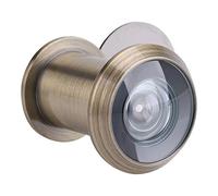 Door Viewer,220 Degree Wide Angle Home Security Hole Optical Glass Door Scope Viewer with Privacy Cover for Thickness 35mm to 60mm Doors(Bronze)
