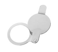 Door Viewer Cover Solid Copper 2pcs Privacy Protection for Entry Doors | Silver Finish, Discreet Back Plate for Wooden or Metal Doors, Sturdy Build for Apartment Residents and Property Managers