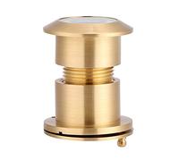 Door Viewer, Peephole Door Viewer, Wide Angle Door Viewer with Rotating Privacy Cover, One Way Viewing Angle Door Viewer Security Peek Peephole (Gold)