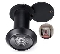 Door Viewer, Peephole With Rotating Privacy Cover, 220 Degree Wide View Angle Spy Hole Heavy Duty Solid Brass For 1-3/8" To 2-1/6" Doors For Home Offi