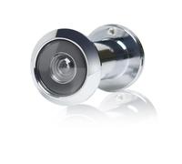 Door Viewer,Silver 14-18MM Wide Angle Door Spy Hole,Security Peephole for Front Door,Polished Chrome Door Spyhole,Spy Hole with Privacy Cover for Front Door for 35-60mm Doors (Silver)