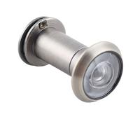 Door Viewer with 200 Degree Wide Angle, Privacy Cover, Zinc Alloy, Fits 35-60mm Doors, Green Bronze - Enhanced Security, Heavy Duty Construction, Ideal for Front Entry and (Bronze)