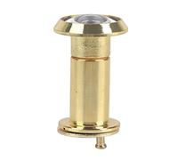 Door Viewer with 200 Degree Wide Angle, Privacy Cover, Zinc Alloy, Fits 35-60mm Doors, Green Bronze - Enhanced Security, Heavy Duty Construction, Ideal for Front Entry and (Gold)