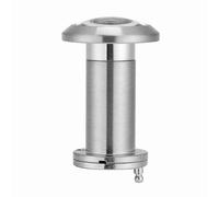 Door Viewer with 200 Degree Wide Angle, Privacy Cover, Zinc Alloy, Fits 35-60mm Doors, Green Bronze - Enhanced Security, Heavy Duty Construction, Ideal for Front Entry and (Brushed)