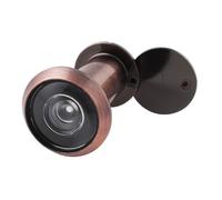Door Viewer with 220 Degree Angle Lens and Privacy Cover, 16mm Spy Hole for 35-60mm Thick Front Door Peephole Copper for Office Home (Antique Copper)