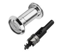 Door Viewers, Door Peephole Viewer with Privacy Cover, 180-degree Wide Angle SecurityDoor Spy Hole Peep Holes for Front Doors Thick from 1-3/8" to 2-3/8", for Home Office Hotel, with 14mm Drill Bit