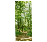 Door Wallpaper 79x30in Waterproof PVC 3D Self-Adhesive Door Sticker Removable Photo Wallpaper for Living Room, Bedroom, Bathroom Decoration, Style3, Decor, Sticker