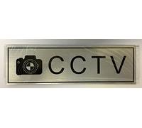 Door Warning Signs CCTV In Operation Sign Reflective Safety Warning Signs Waterproof for Premises Indoor Outdoor Business Office(CCTV)