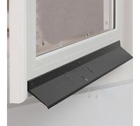 Door Weather Bar,self-Adhesive Rain Drip Guard,Self Adhesive Rubber Rain Deflector,Self-Adhesive Window Gap Water Barrier,Bendable,Universal,Self-Adhesive,for Windows,Doors,Cars