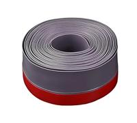 Door Weather Stripping Door Seal Strip Good Flexibility can Be Cut Freely Double-Sided Adhesive Backing 25/35/45 Mm Wide Suitable for Bathroom Doors and Office Doors(E,45mm-500cm)