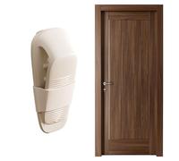 Door Wedge - Draught Excluder for Doors | Anti-Collision Windproof Holder | Non-Slip Floor Blocker for Household | Fixed Protector, Top Insert Design, Easy No Drilling - For Use