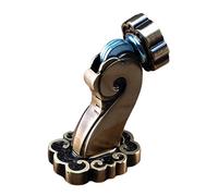 Door Wedge Stoppe, Stops, Stoppers,Magnetic Copper Stop, Good Luck Pattern High-end Stopper Bumper, Floor or Wall Mounting Holder-Bronze(Bronze)