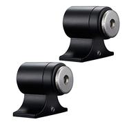 Door Wedge Stoppe, Stops, Stoppers,Magnetic Metal Stop Catch, Compact Zinc Alloy Floor Mounted Invisible Stopper-Gold(Nero)