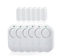 Door Window Alarm, Toeeson 120 DB Window Alarms for Home, White Pool Door Alarms for Kids Safety
