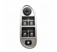 Door Window Control Switch Button For JAC For J3 For TONGYUE Electric Window Main Switch Left Front Lift Master OEM 3750310U8010XZ(Silver)