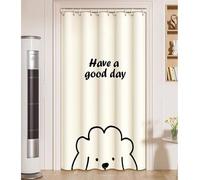 Door Window Curtain Shower Blackout Closet Door Curtain for Bedroom Privacy with Telescopic Rod for Doorway, Bedroom,Living Room,Patios,Windows(A,150x220cm(59x87in))