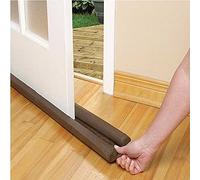 Door Window Draught Excluder, Twin Draft Guard Draught Excluder Dual Draft Stopper Energy Saving Insulating Cold Air Wind Dust Blocker Sealer Stopper (1 x Dual Draft Guard)