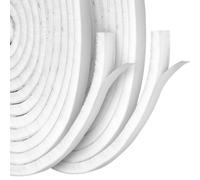 Door Window Frame Brush Seal 2Pack, Mellbree Self-Adhesive Weatherstrip Draught Excluders for Sliding Doors, Windows, and Wardrobes 4.9m*9mm*9mm White