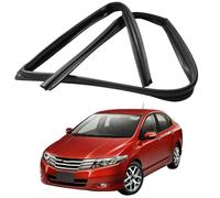 Door Window Glass Run Channel for City 2009-2011 OE: 72275/72235/72775/72735-TM4-H01, Rubber Weatherstrip Seal Strip Anti-Rattle Exterior Lifting Guide Moulding, Rear Left